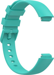 YONO Siliconen Bandje geschikt voor Fitbit Inspire 3 - Turquoise - Small