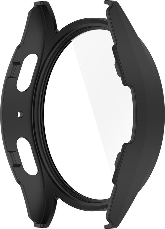 YONO Hoesje geschikt voor Samsung Galaxy Watch 7 - 40mm - Screen Protector Bumper Case - Zwart