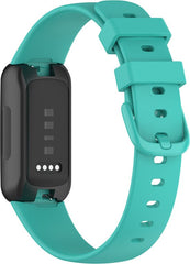 YONO Siliconen Bandje geschikt voor Fitbit Inspire 3 - Turquoise - Small