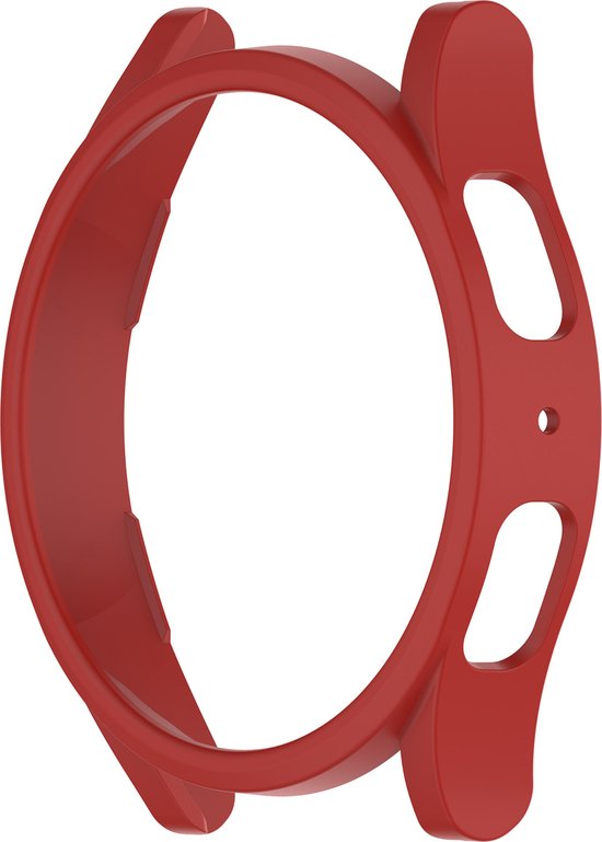 YONO Bumper geschikt voor Galaxy Watch 5 (44 mm) - Hoesje - Full Cover Case - Rood