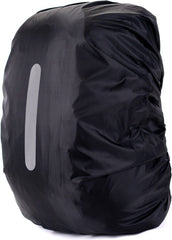 YONO Regenhoes Rugzak Waterdicht - Reflecterende Backpack Hoes Vliegtuig - 41 tot 59 Liter - Zwart - L
