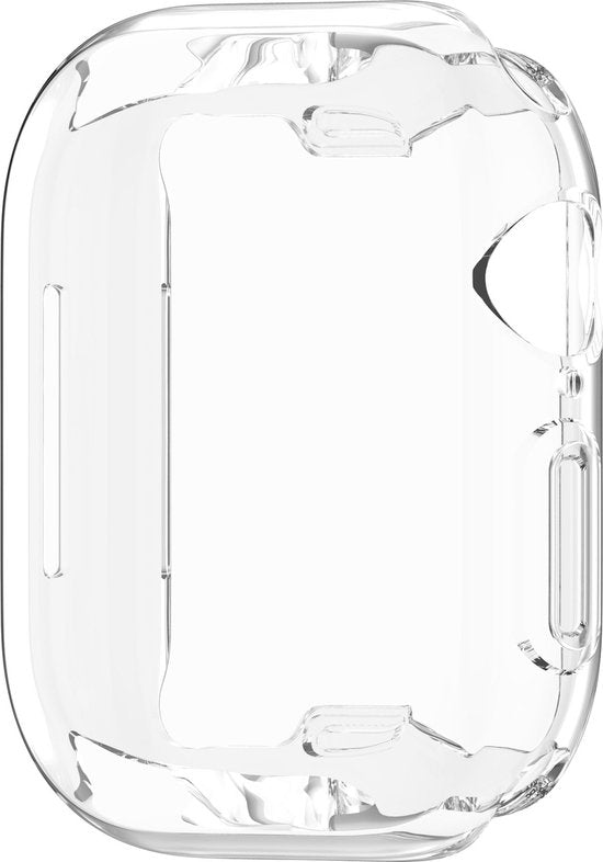 YONO Hoesje geschikt voor Apple Watch 10 - 42mm - Screenprotector Case - TPU - Transparant