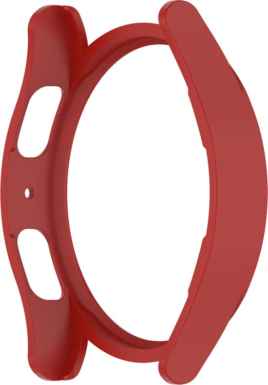 YONO Bumper geschikt voor Galaxy Watch 5 (44 mm) - Hoesje - Full Cover Case - Rood
