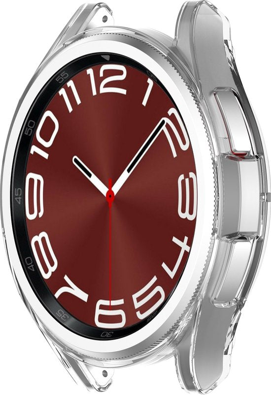 YONO Bumper geschikt voor Samsung Galaxy Watch 6 Classic - 47mm - Hoesje - Case - Transparant