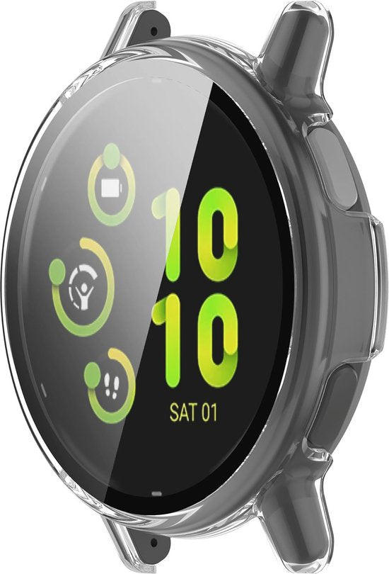 YONO Hoesje geschikt voor Garmin Vivoactive 5 - Screenprotector Case - Glas - Transparant