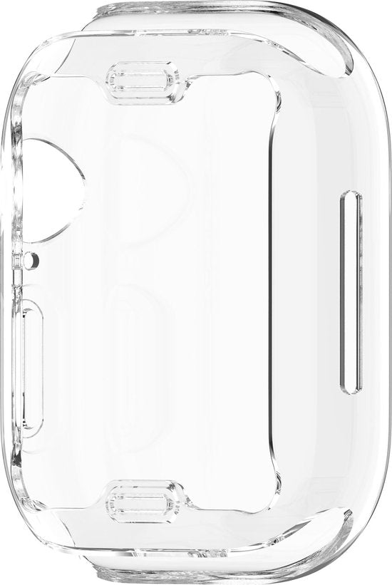 YONO Hoesje geschikt voor Apple Watch 10 - 42mm - Screenprotector Case - TPU - Transparant