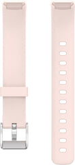 YONO Siliconen Bandje geschikt voor Fitbit Luxe - Lichtroze - Large