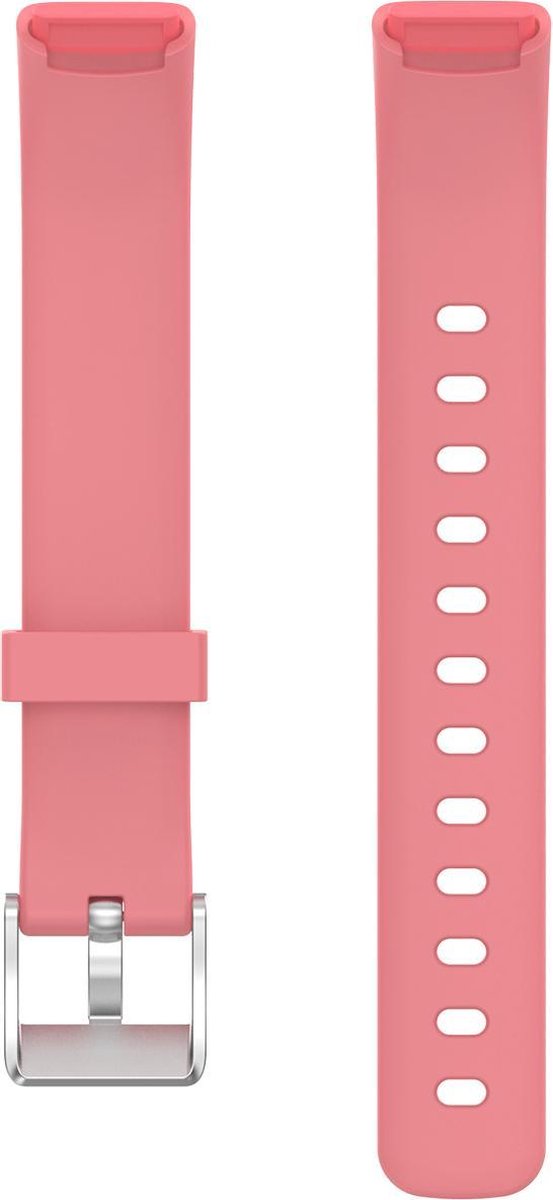 YONO Siliconen Bandje geschikt voor Fitbit Luxe - Roze - Small