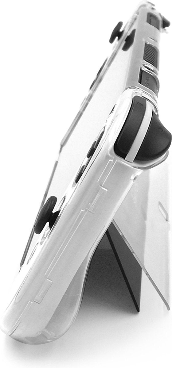 YONO Accessoires Set geschikt voor Nintendo Switch OLED - Grip Case met Thumb Grips - Siliconen Houder geschikt voor Joy Con - Bescherm Hoes - Standaard - Screen Protector Set - 17in1