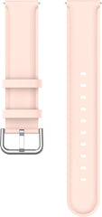 YONO Vacca Leer Bandje 20mm - Leren Horlogeband geschikt voor Samsung Galaxy Watch 7 / 6 / 5 / Pro / 4 / 3 / Active 2 - Polar Ignite / Unite – Huawei – Lichtroze