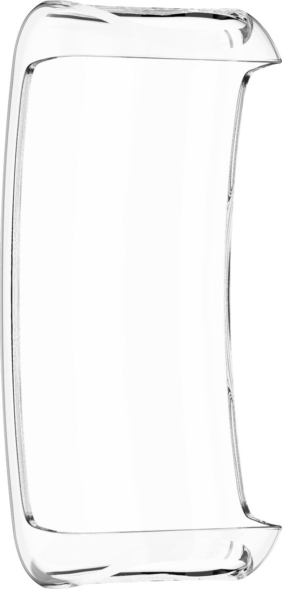 YONO Bumper geschikt voor Fitbit Inspire 3 – Siliconen Case – Screenprotector Hoesje – Transparant