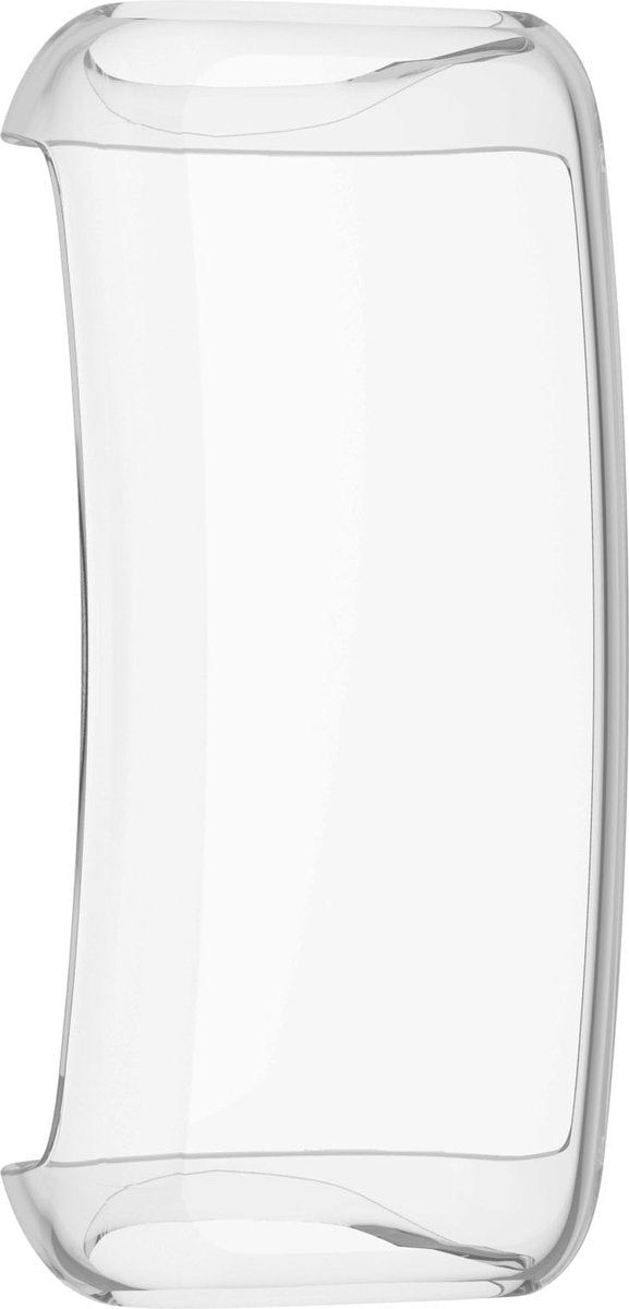 YONO Bumper geschikt voor Fitbit Inspire 3 – Siliconen Case – Screenprotector Hoesje – Transparant