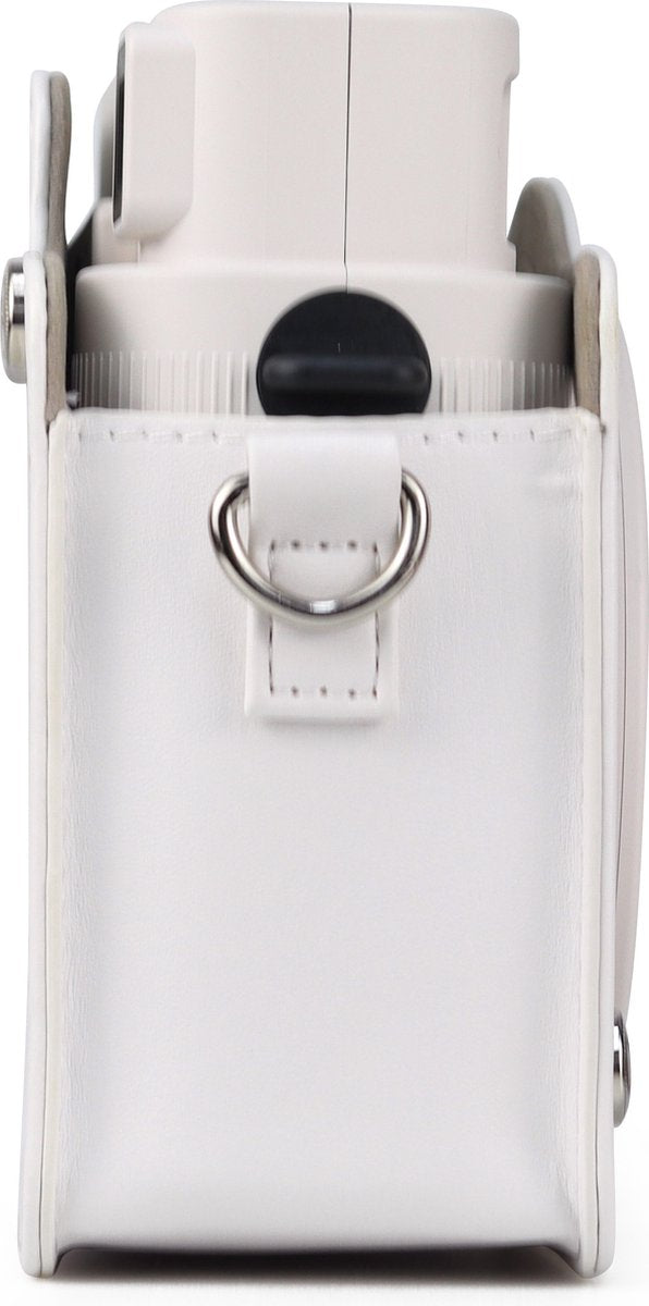 YONO Case geschikt voor Fujifilm Instax Square SQ1 - Hoes met Draagriem - Cameratas - Wit
