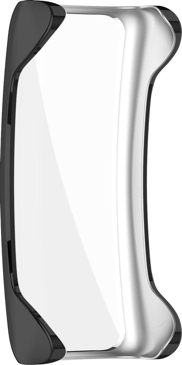 Bumper geschikt voor Fitbit Inspire 2 – Siliconen Case – Screenprotector Hoesje – Zwart