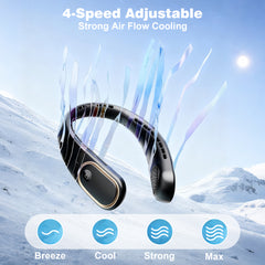 YONO Nekventilator Oplaadbaar - Zwart