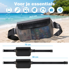 YONO Waterdicht Heuptasje - Dry Bag - Telefoontas