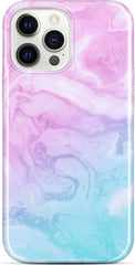 YONO Hoesje geschikt voor iPhone 13 Pro - Shock Proof Case - Marmer Indigo