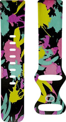 YONO Special Siliconen Bandje geschikt voor Fitbit Charge 5 / 6 - Retro - Large