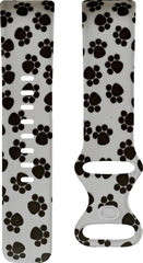 YONO Special Siliconen Bandje geschikt voor Fitbit Charge 5 / 6 - Pootjes - Large