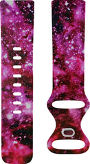 YONO Special Siliconen Bandje geschikt voor Fitbit Charge 5 / 6 - Sterrenstof - Large