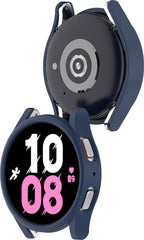 YONO Bumper geschikt voor Galaxy Watch 5 (44 mm) - Hoesje - Full Cover Case - Donkerblauw