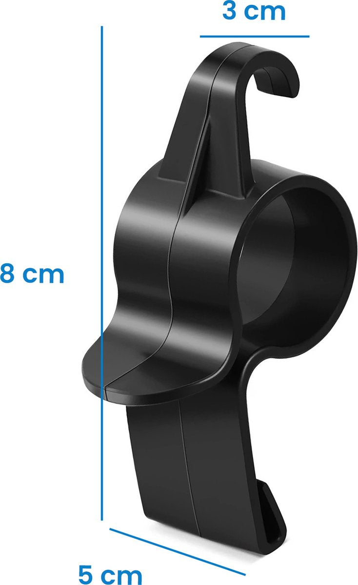 YONO Paraplu Haken voor Auto Kofferbak - Organizer Accessoires Haak Houder - Zwart