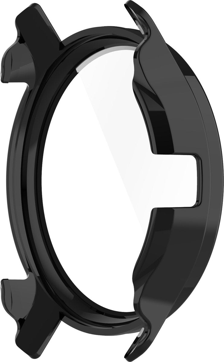 YONO Case geschikt voor Garmin Venu 2 Plus - Screen Protector Hoesje - Full Cover Bumper - Zwart