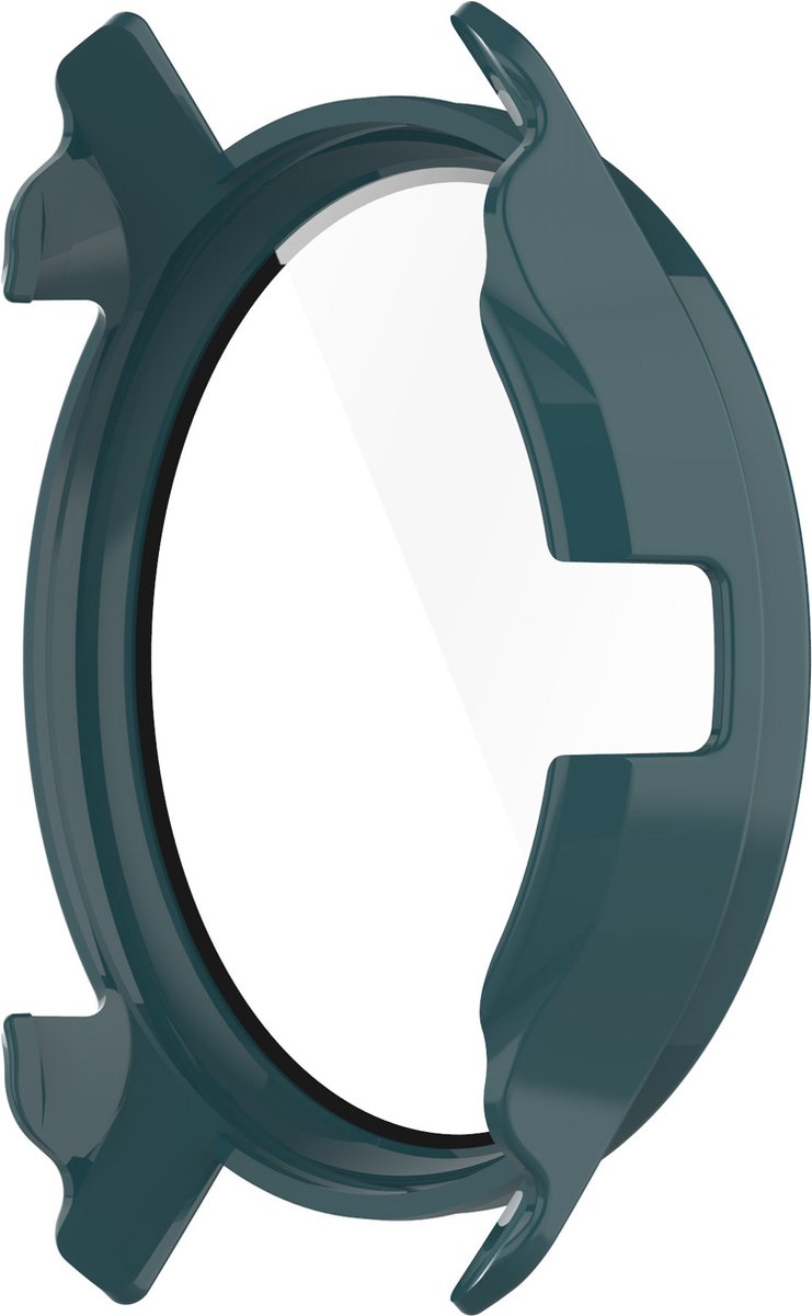 YONO Case geschikt voor Garmin Venu 2 Plus - Screen Protector Hoesje - Full Cover Bumper - Donkergroen