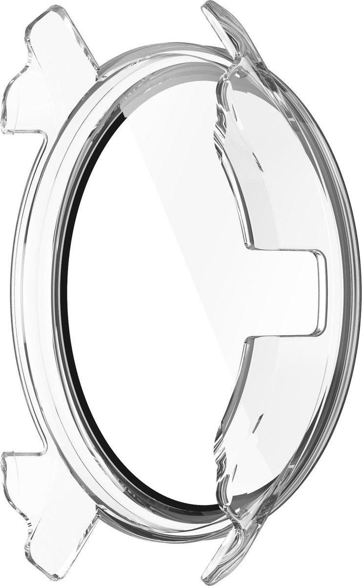 YONO Case geschikt voor Garmin Venu 2 Plus - Screen Protector Hoesje - Full Cover Bumper - Transparant