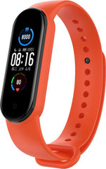 YONO Siliconen Bandje geschikt voor Xiaomi Mi Band 5 / 6 – Oranje
