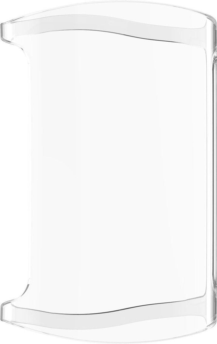 YONO Full Cover Bumper geschikt voor Fitbit Charge 5 / 6 - Siliconen Case Screen Protector Hoesje - Transparant