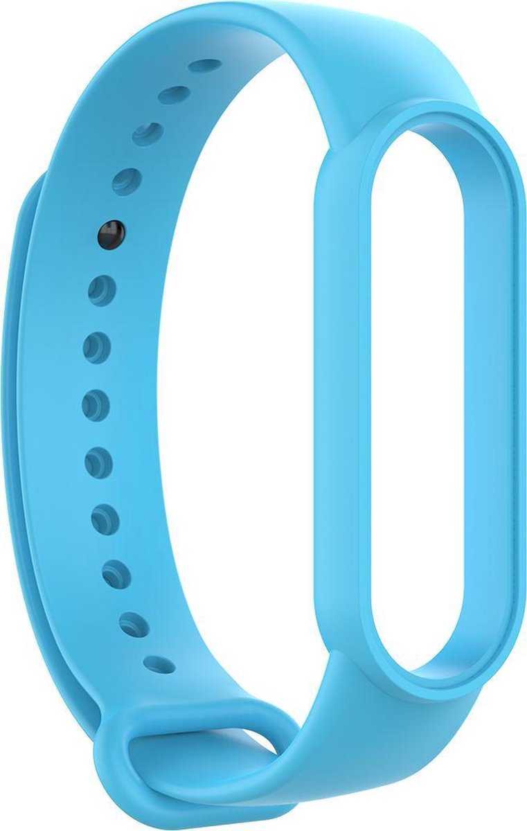 YONO Siliconen Bandje geschikt voor Xiaomi Mi Band 5 / 6 – Blauw
