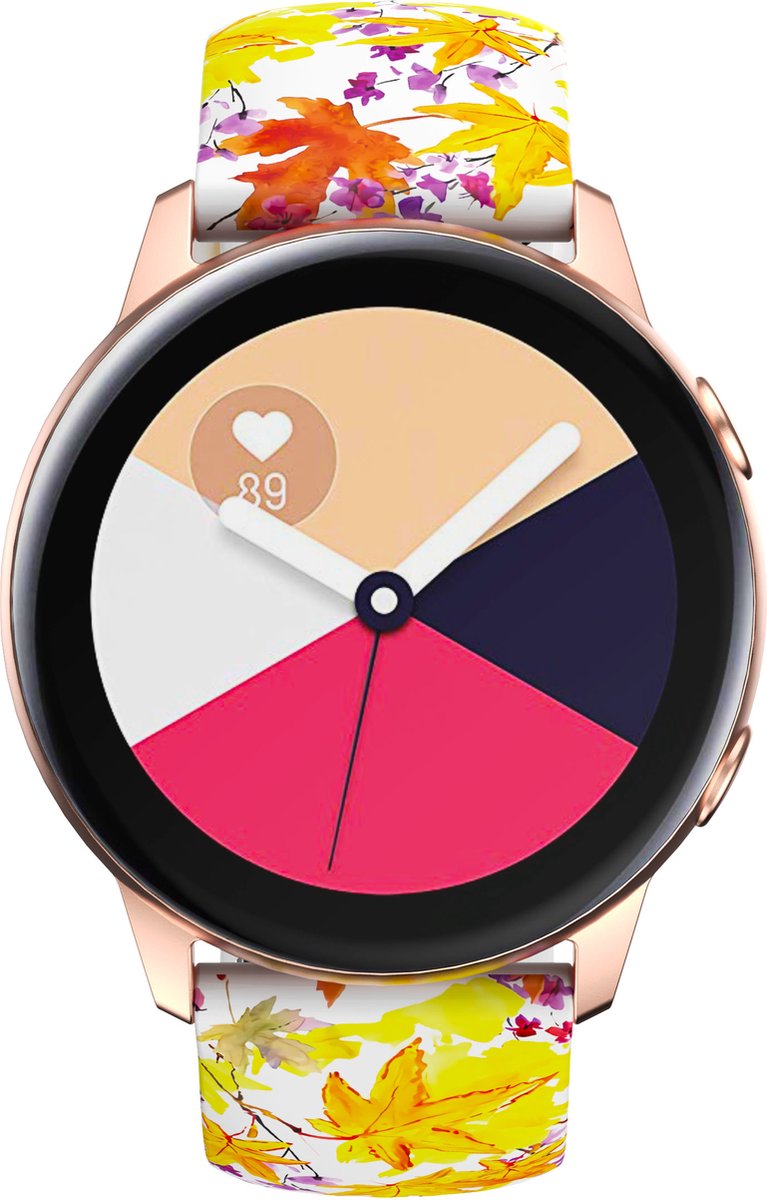 YONO Special Sport Bandje 20mm - Horlogebandje geschikt voor Samsung Galaxy Watch 7/6/5 / Pro / 4 / 3 / Active 2 - Garmin Approach / Forerunner / Venu 2 Plus / SQ / Vivomove - Polar Ignite / Unite – Huawei - Fall