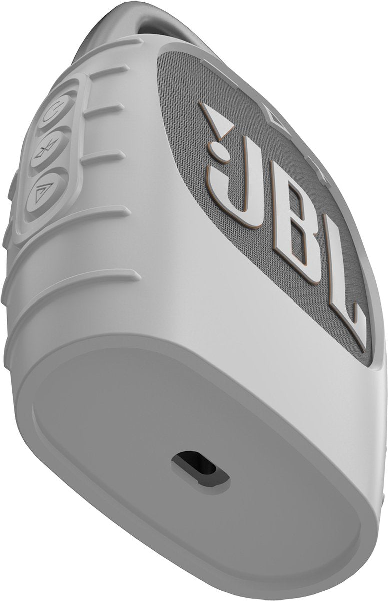 YONO Premium Case geschikt voor JBL Clip 5 - Siliconen Hoesje - Wit