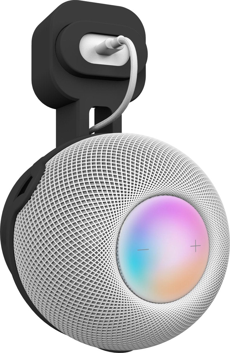 YONO Houder geschikt voor Apple Homepod Mini - Wall Mount - Zwart