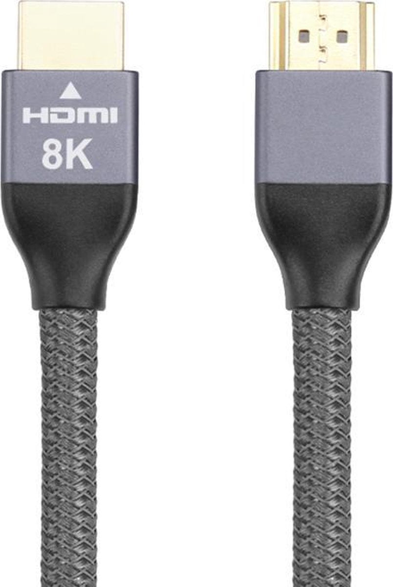 HDMI 2.1 kabel Ultra High Speed – geschikt voor PS5 en Xbox Series X ondersteuning 8K en 4K – Gold Plated – Nylon – 1.5 Meter