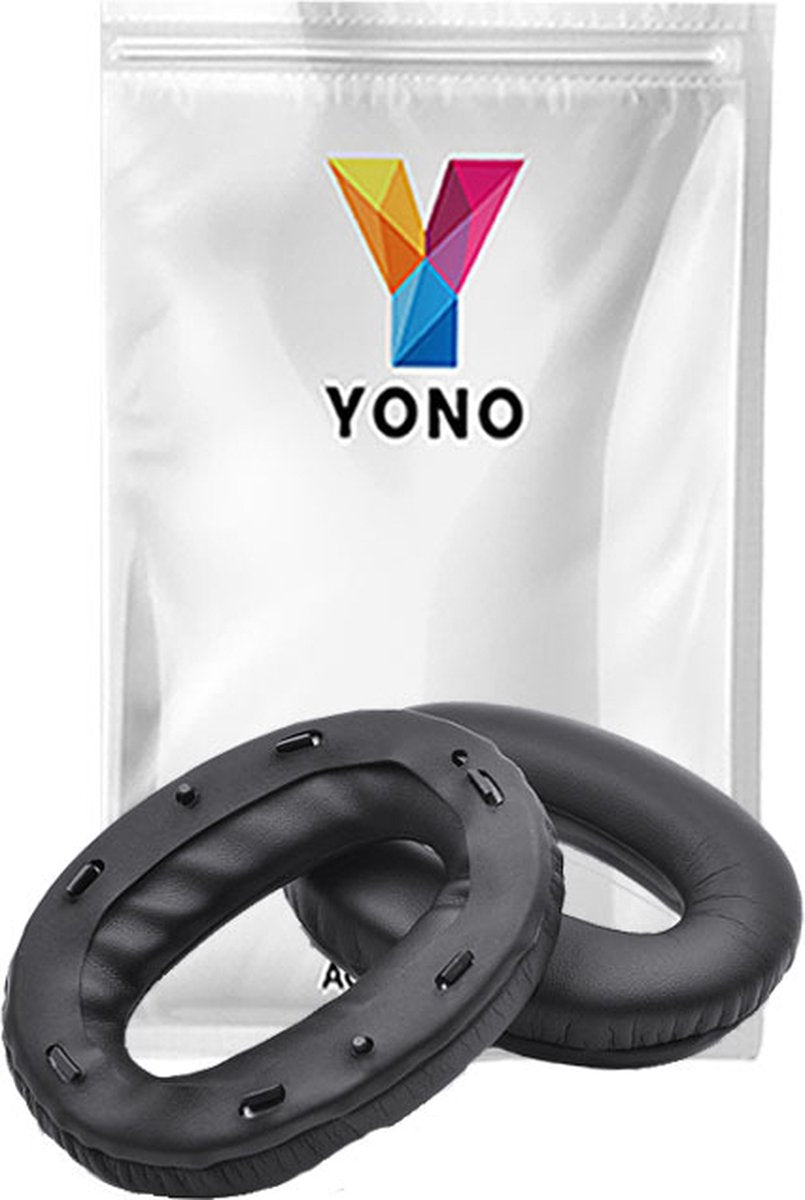YONO Oorkussens geschikt voor Sony WH1000XM2 / MDR-1000X - Vervangbare Oorkussen Set met Memory Foam - 2 Stuks - Zwart