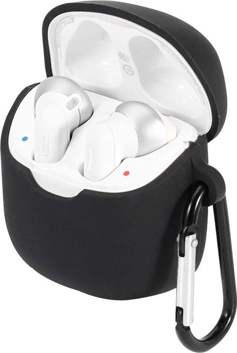 YONO Hoesje geschikt voor JBL Tune 220TWS/225TWS – Siliconen Case – Zwart