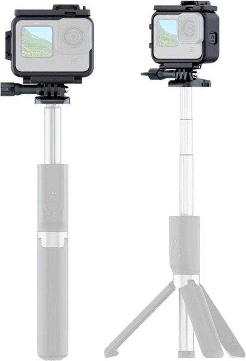 Frame geschikt voor GoPro Hero 12/11/10/9 - Open Behuizing - Zwart