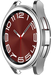 YONO Bumper geschikt voor Samsung Galaxy Watch 6 Classic - 47mm - Hoesje - Case - Zilver