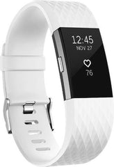 Special Edition Bandje Wit geschikt voor FitBit Charge 2 – Small