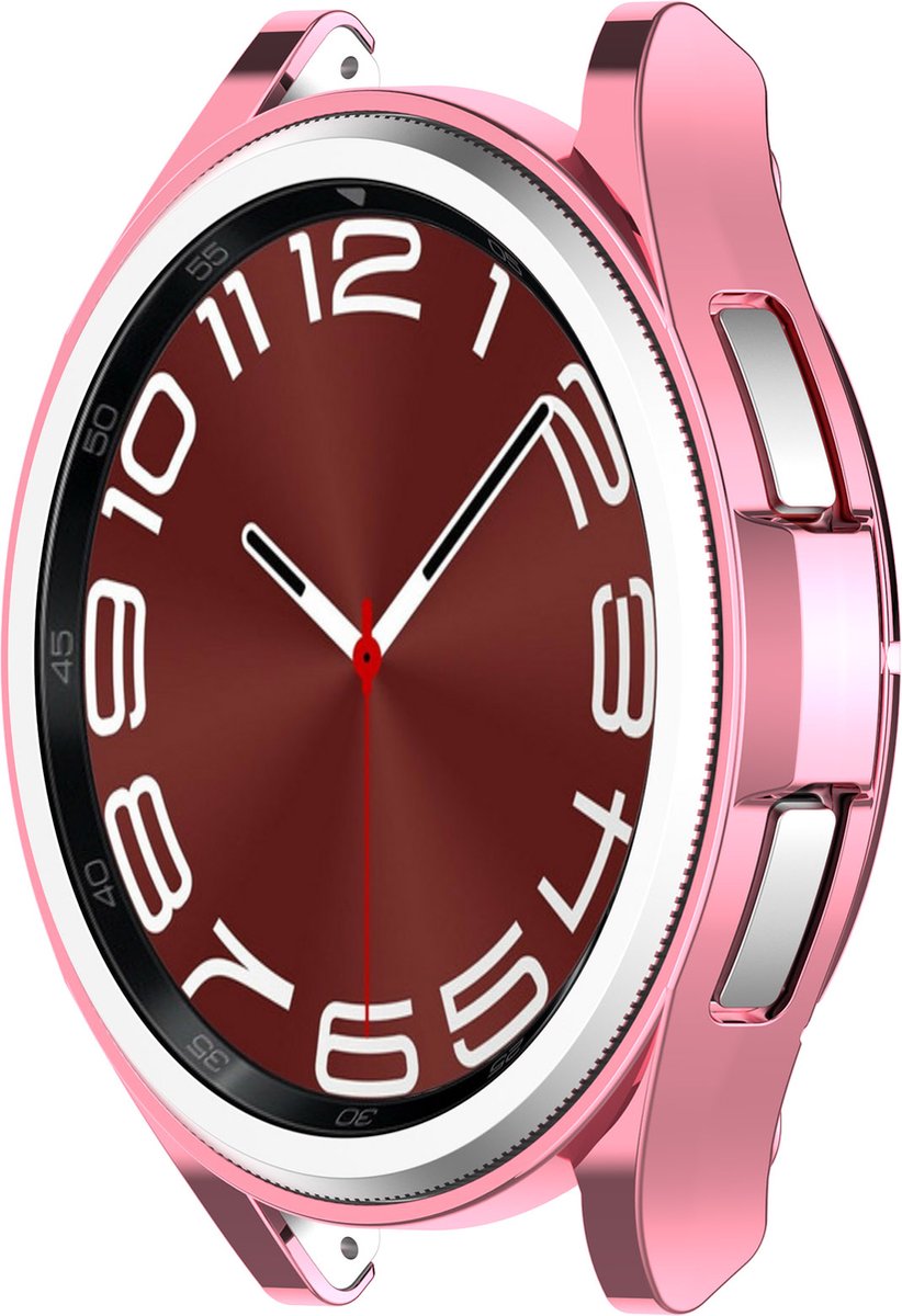 YONO Bumper geschikt voor Samsung Galaxy Watch 6 Classic - 47mm - Hoesje - Case - Roze