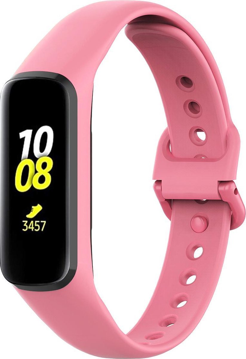 YONO Bandje geschikt voor Galaxy Fit 2 - Siliconen – Roze
