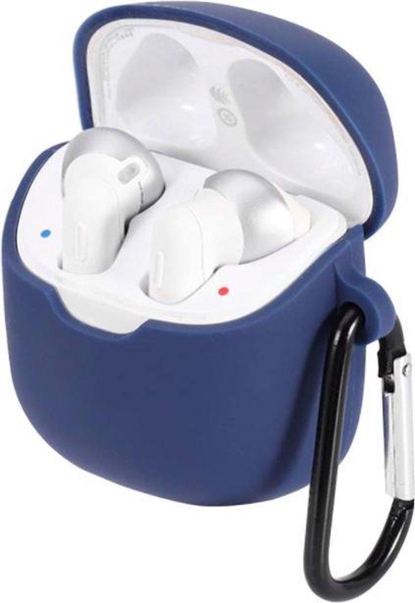 YONO Hoesje geschikt voor JBL Tune 220TWS/225TWS – Siliconen Case – Blauw
