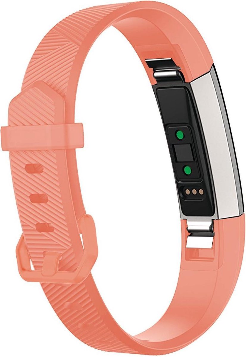YONO Siliconen Bandje geschikt voor Fitbit Alta (HR) - Oranje - Large