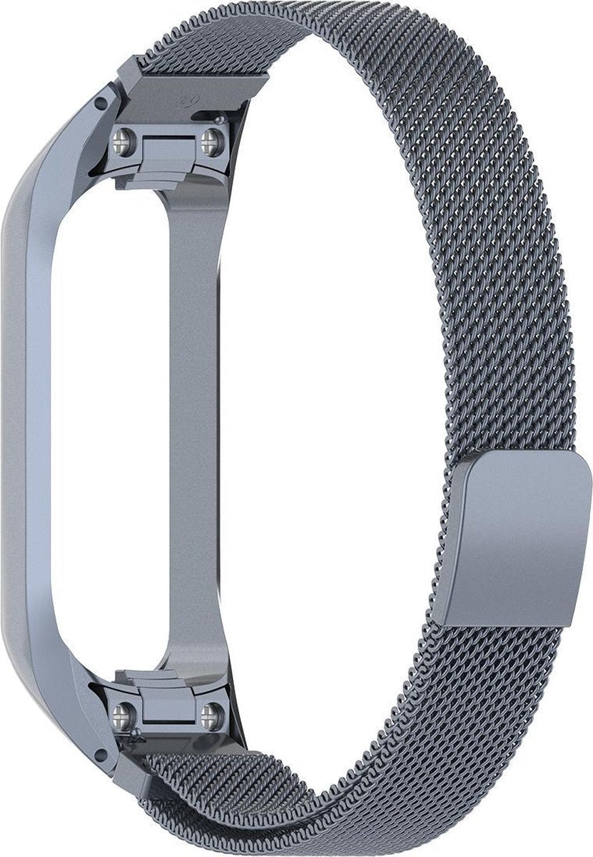 YONO Bandje geschikt voor Galaxy Fit 2 – Milanees – Grijs