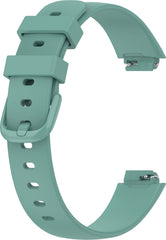 YONO Siliconen Bandje geschikt voor Fitbit Inspire 3 - Leisteen - Small