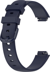 YONO Siliconen Bandje geschikt voor Fitbit Inspire 3 - Donkerblauw - Large