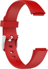 YONO Siliconen Bandje geschikt voor Fitbit Luxe - Rood - Large