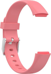 YONO Siliconen Bandje geschikt voor Fitbit Luxe - Roze - Small